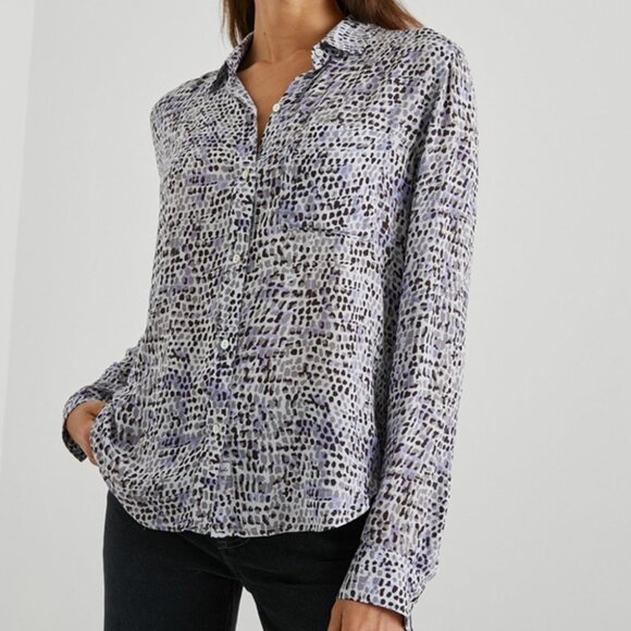Rails Josephine Shirt | Blue Reptile | Size XL - Picture 1 of 13